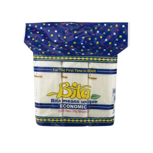 دستمال فانتزی 1200 برگی سفید بی تا دستمال فانتزی 1200 برگی سفید بی تا