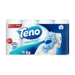 دستمال توالت تنو 3 لایه 16 رول دستمال توالت تنو 3 لایه 16 رول